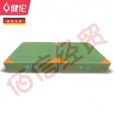 健伦（JEEANLEAN）JL71865学校专用体操垫仰卧起坐垫 有机帆布海绵180*60*5cm三折