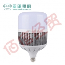 亚明照明 节能led灯泡工矿灯大功率e27球泡灯工业照明灯厂房灯车间灯仓库鳍片灯泡大螺口厂房灯 白色鳍片150W