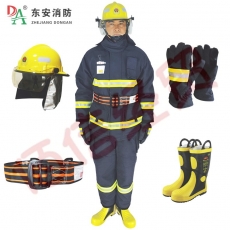 东安（DA）17款灭火战斗服消防服  消防服战斗服防护服作业服训练服救援服微型消防站配 5件套装-WLF