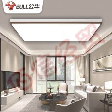 公牛（BULL）吸顶灯 朗晨长方形卧室灯客厅灯全屋灯北欧风简约现代三段调光调色150W