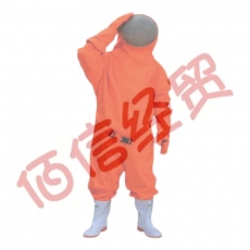 海安特F01消防防蜂服 中码 养蜂衣全套马蜂防护服加厚连体捉蜜蜂工具灭蜂捉蜂服 定制