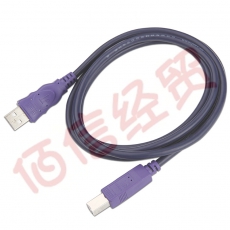 金佳佰业  高速USB2.0打印线USB线大方转小方电脑打印机方口连接线1.5/3/5/7.6/10 7.6米（紫色）