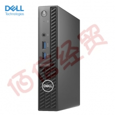 戴尔（DELL）Optiplex3000MFF台式机商用办公电脑主机 I3-12100T 8G 256G+1T 蓝牙无线