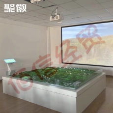 聚徽 多媒体沙盘灯光控制系统展馆展厅中控软件触摸屏飞屏互动3D全息投影灯光控制 55吋触控屏+沙盘控制