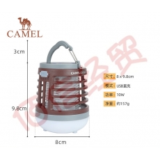 骆驼CAMELCROWN户外精致露营灭蚊灯直充式LED照明灯野营烧烤野餐帐篷灯营地灯 1V32265057，酒红