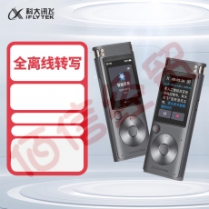 科大讯飞智能录音笔SR302Pro  32G内存 专业录音 高清降噪 离线实时转写 360°拾音 免费转写 星空灰