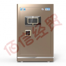 虎牌虎牌保险柜CSP国标认证办公家用大型保险箱夹万实心门板锁拴指纹WiFi款可选全钢防盗 【3C认证】高80cm 咖啡金 WiFi款【触控密码+指纹识别+远程智能操控】