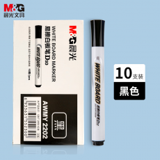 晨光(M&G)文具 白板笔可擦易擦 办公用品会议笔-黑色